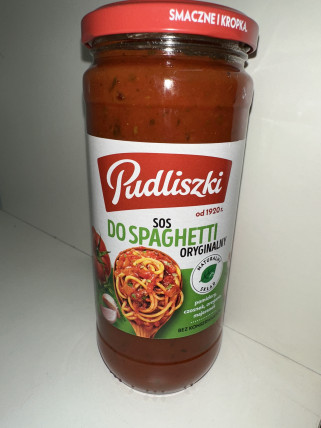 bilde av pudliszki pasta saus original spaghetti 6*480g