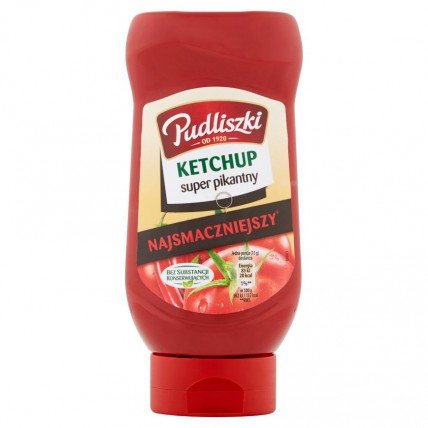 bilde av pudliszki ketchup ex. hot 8*480g