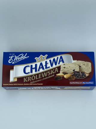 bilde av e wedel halva with peanuts raisins 18*250g