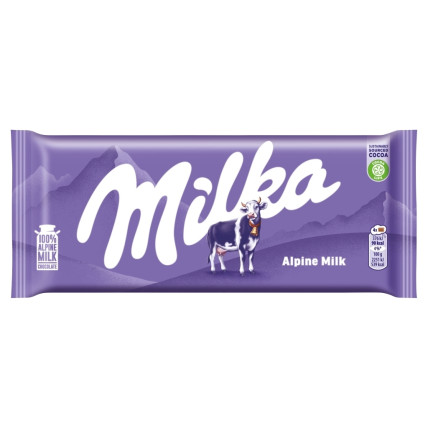 bilde av milka alpine milk 25*90g