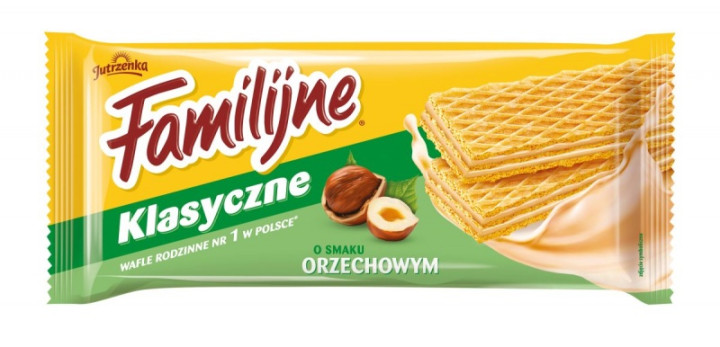 goplana family wafers hazelnut flavoured 24*180g