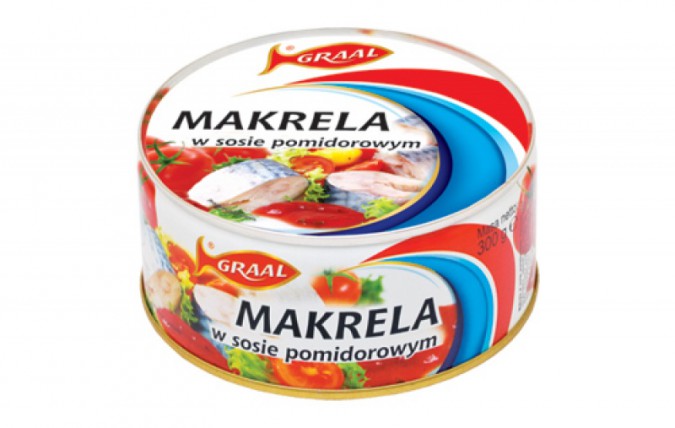 bilde av graal makrell in tomato sauce 12*300g