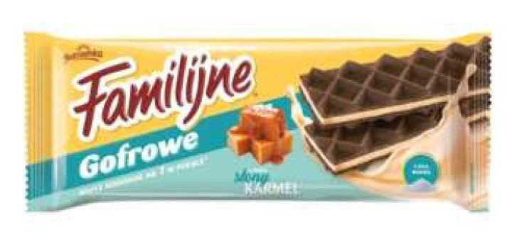 jutrzenka family gofrowe salty caramel 23*140g