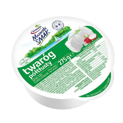 mlekpol mazurski smak twarog semi fat 8*275g
