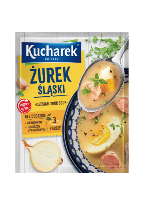 kucharek zurek slaski - silesian style sour rye soup 20*46g