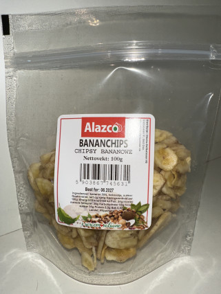 alazco banana chips 25*100g