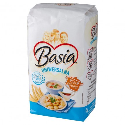 bilde av basia maka uniwersalna typ 480 - hvetemel 10*1kg