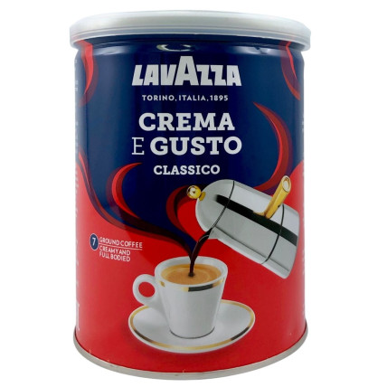 lavazza metall crema e gusto classico 12*250g