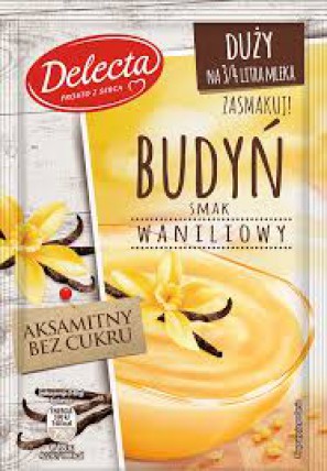 bilde av delecta pudding vanilla flavoured 20*64g