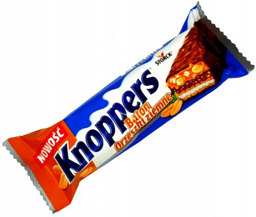 bilde av knoppers peanuts 24*40g