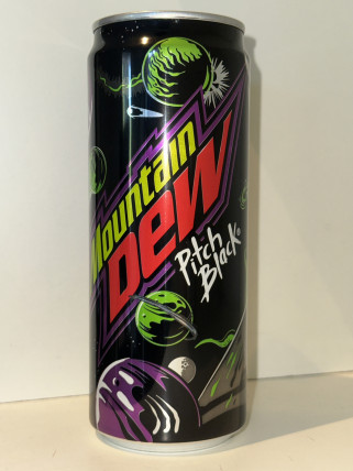 mountain dew black pitch can 24*330ml
