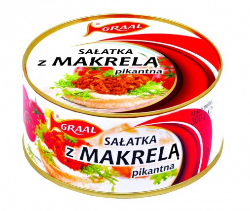 bilde av graal makrell salat spicy 12*300g