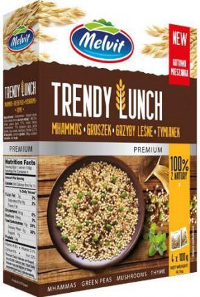 bilde av melvit trendy lunch mhamas, green peas, mushrooms 6*4*100g