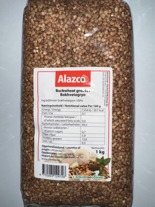 alazco buckwheat groats 10*1kg