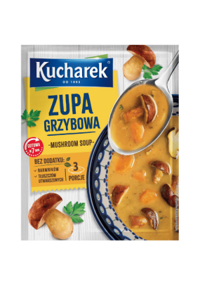 kucharek zupa grzybowa - mushroom soup 20*42g
