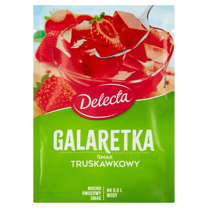 bilde av delecta galaretka truskawkowy - jordbær 20*70g