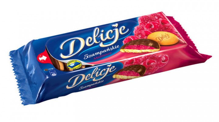 bilde av delicje szampanskie malinowe 24*147g