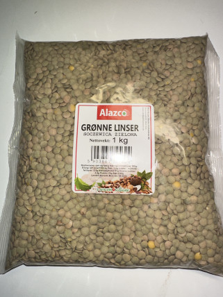 bilde av alazco grønne linser 10*1kg