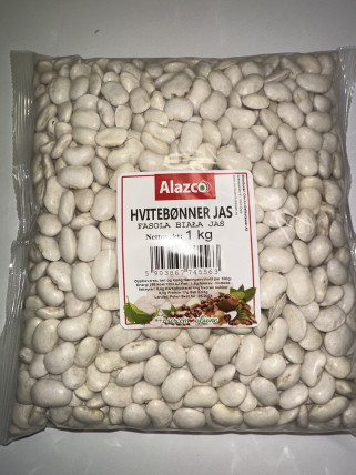 bilde av alazco hvitebønner jas 10*1kg