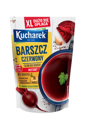 kucharek barszcz czerwony - red borsch instant 16*120g