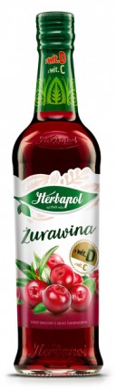 bilde av herbapol sirup cranberry 8*420ml