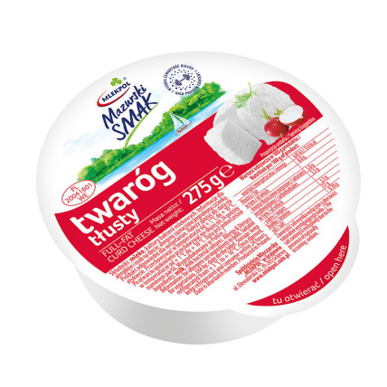 mlekpol mazurski smak twarog full fat 8*275g